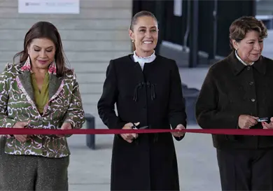 Inaugura Claudia último tramo de Tren Interurbano