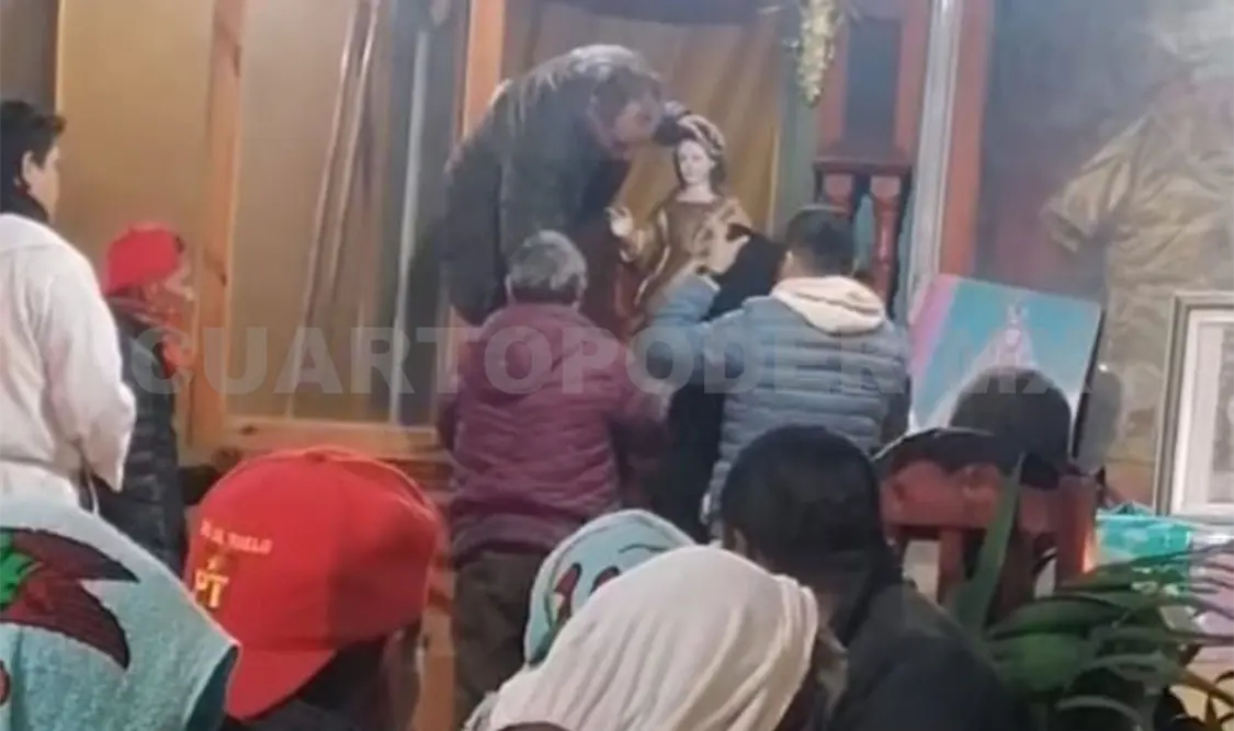 Desde la noche del domingo se llevan a cabo actividades religiosas y culturales. Manuel Martínez / CP