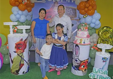 Luissa Aitana cumplió 8 años