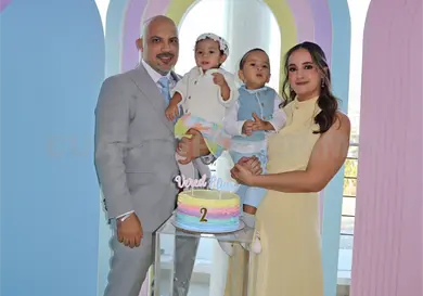 Bautizo y cumpleaños de Vered y Elías