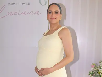 Leslie en espera de Luciana