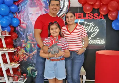 Melissa cumple 9 años
