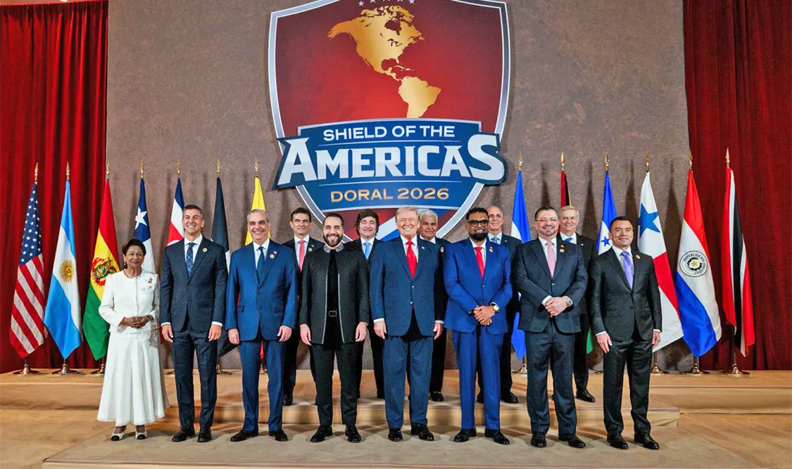 El republicano encabezó cumbre para anunciar nueva coalición contra el narcotráfico en la región. Cortesía