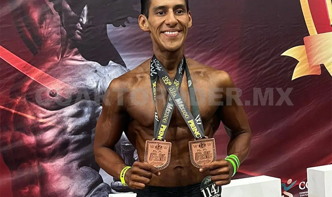 Al podio en Mr. México Principiantes y Novatos