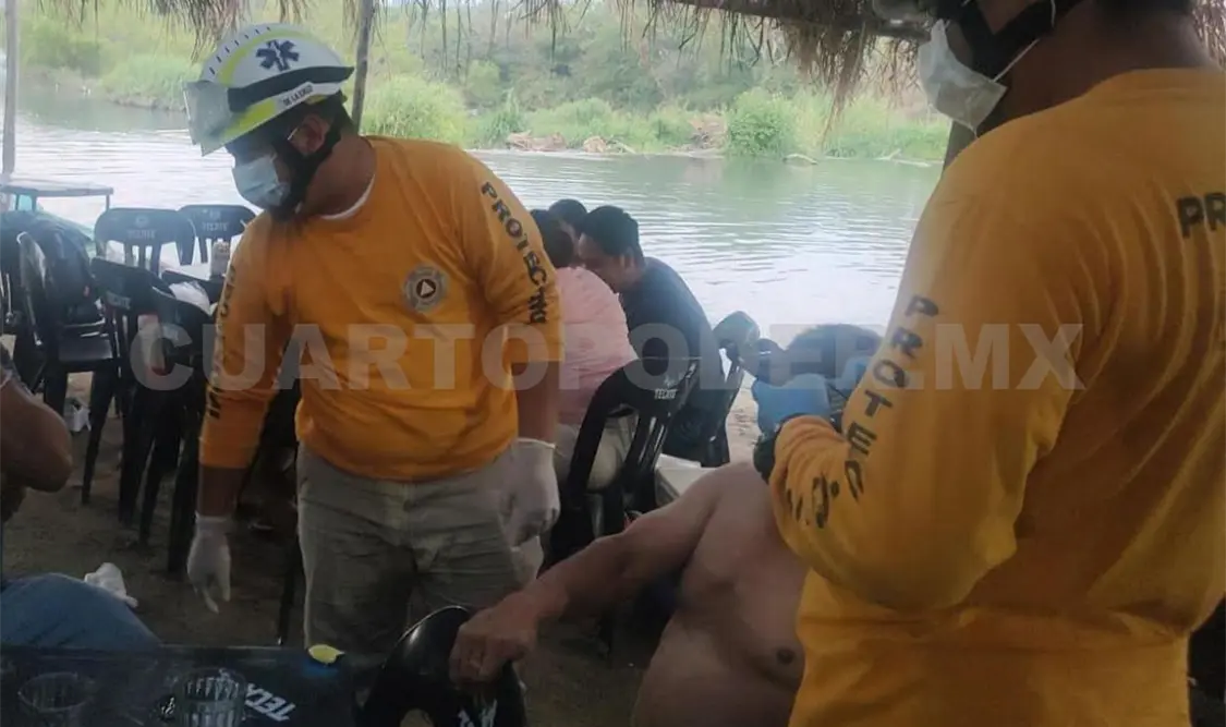 La rápida actuación de sus familiares evitó una tragedia en el convivio. Ulises Villalobos / CP