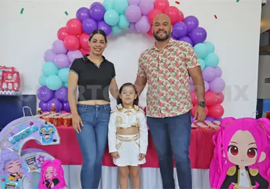 Luisa disfruta sus 6 años