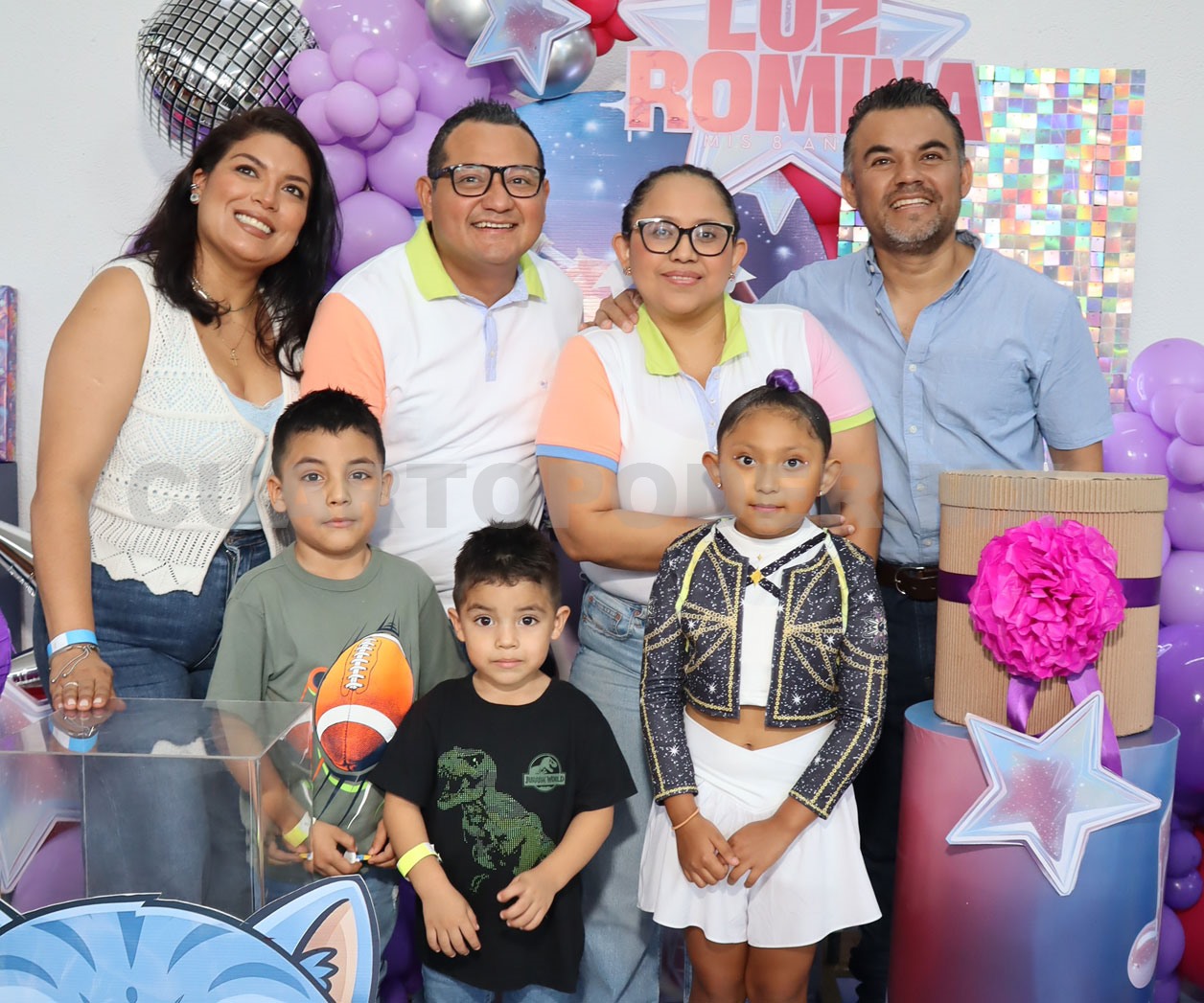 Luz Romina en su 8 años