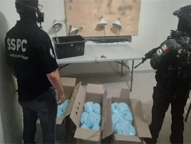 Aseguran 270 kilos de fentanilo y detienen a persona