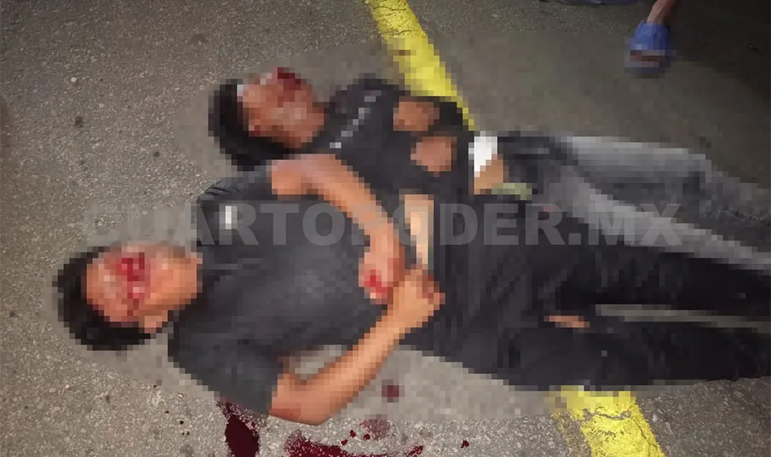 El único sobreviviente fue trasladado de emergencia al hospital general de Palenque, con lesiones de gravedad. Genaro Sánchez / CP