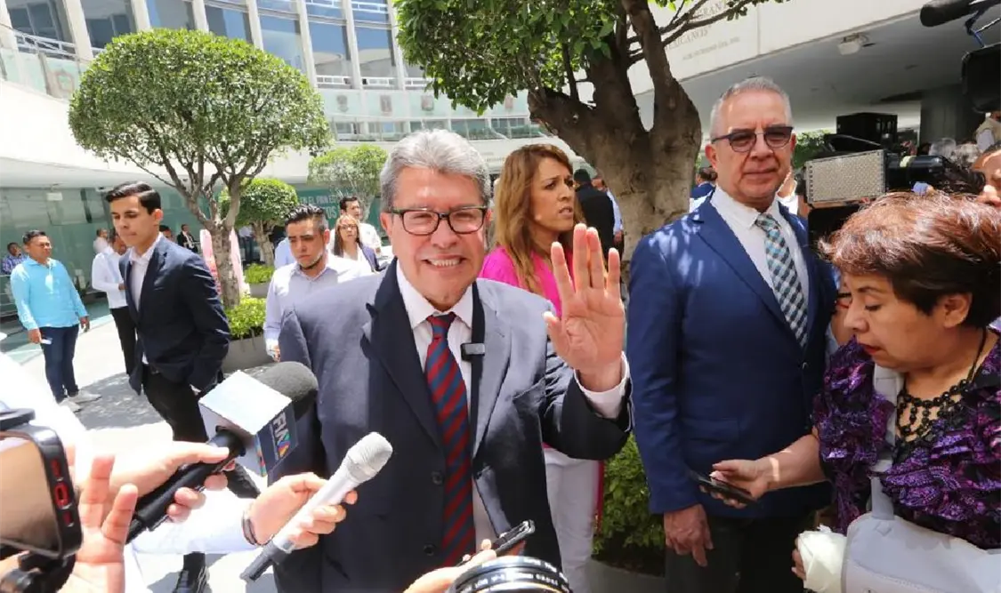 Monreal hace un nuevo llamado a los partidos del PT y PVEM. Cortesía