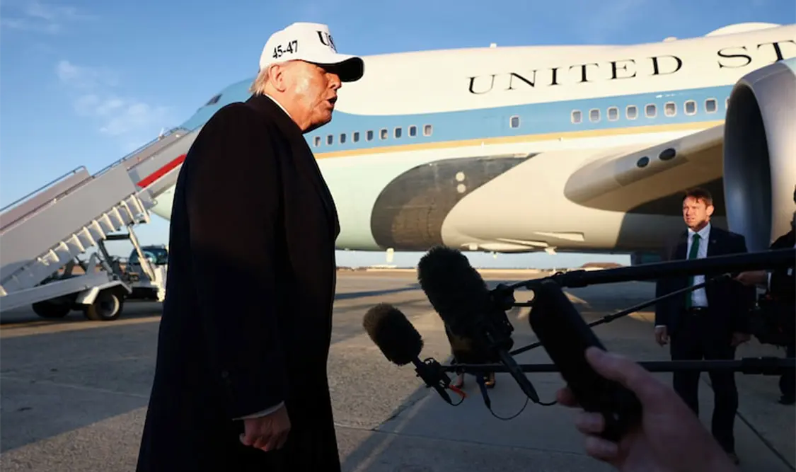 El presidente estadounidense Donald Trump respondió que la mandataria mexicana, Claudia Sheinbaum. Cortesía