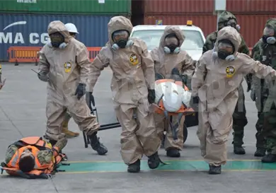 Marina realiza simulacro de incidente por Mundial 2026