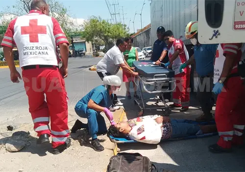 Casi lo aplastan; se salva de milagro