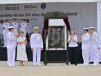Marina conmemora 100 años de Aviación Naval