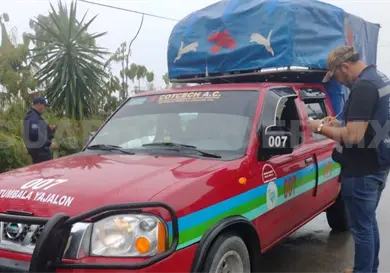 Realiza SMyT inspección y vigilancia en Tumbalá