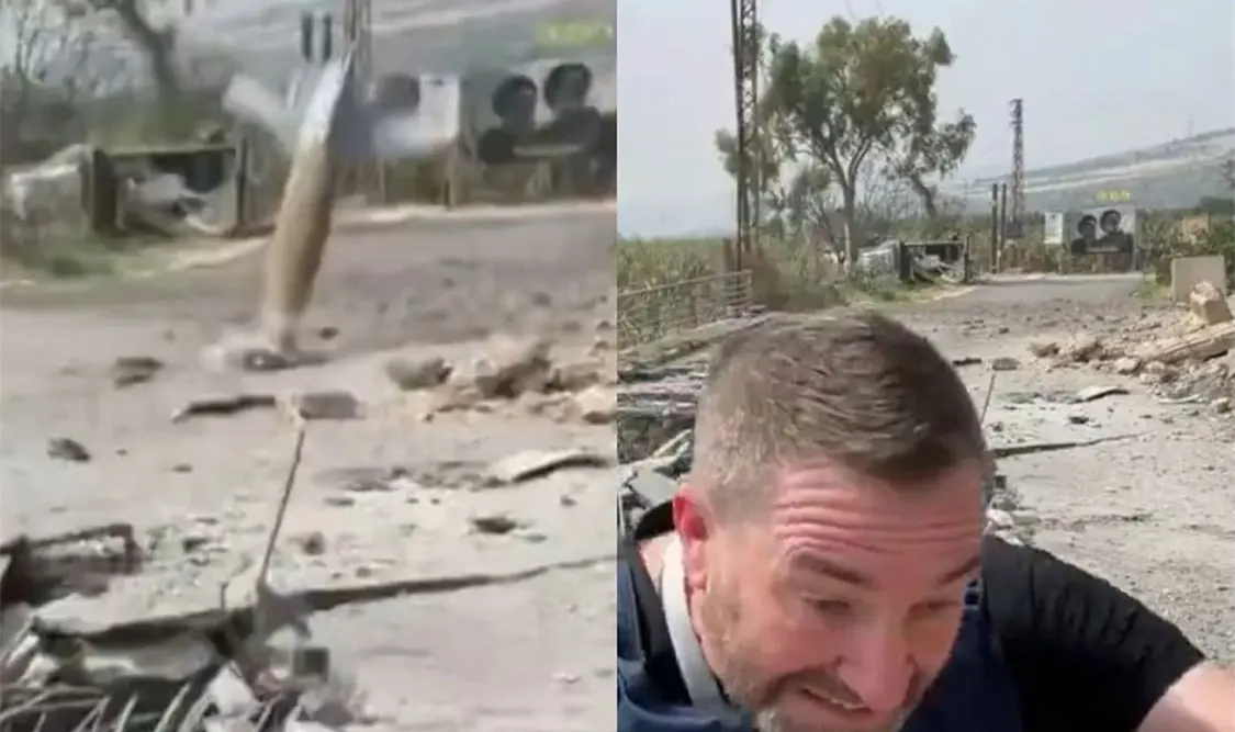 Explosión de un misil interrumpe transmisión en vivo