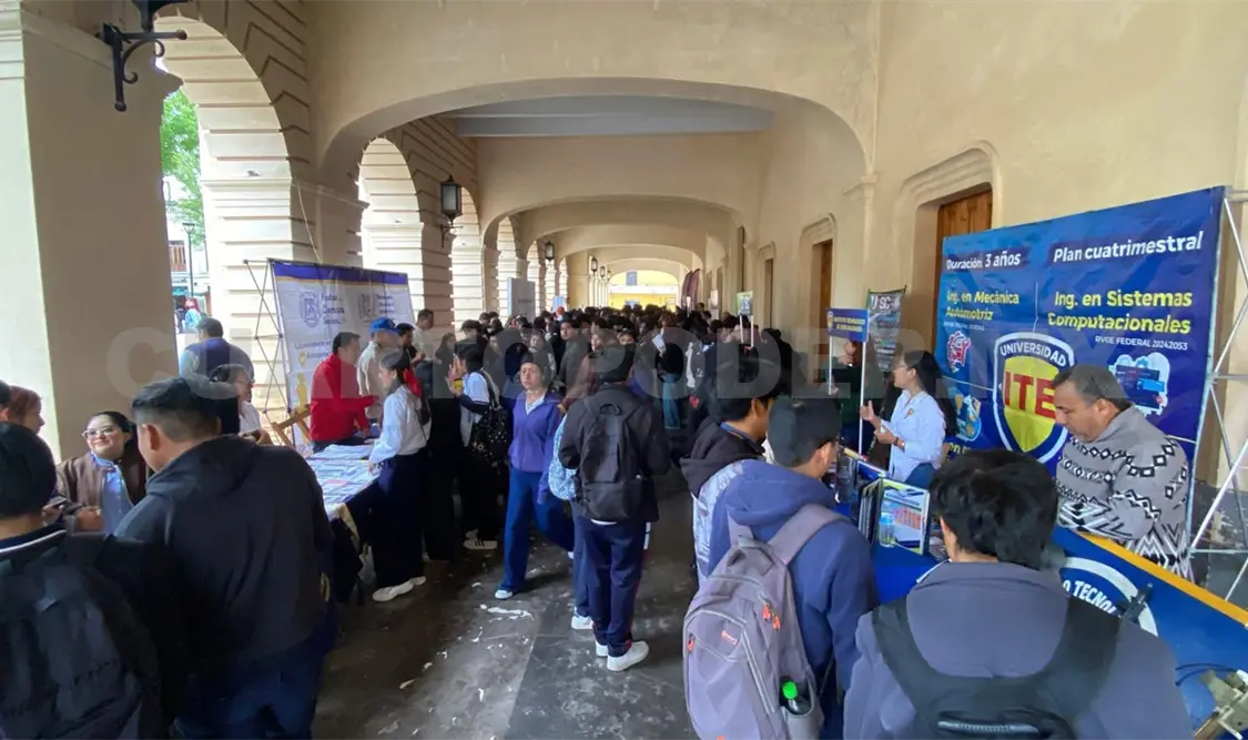El encuentro reunió a universidades del estado y de distintas entidades del país para presentar su oferta educativa. Manuel Martínez / CP