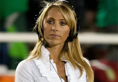 Inés Sainz vivió momentos incómodos Inés Sainz vivió momentos incómodos