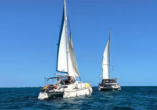 Flotilla Nuestra América zarpa de Isla Mujeres Flotilla Nuestra América zarpa de Isla Mujeres