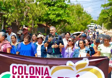 Comienza pavimentación en colonia Nuevo Edén
