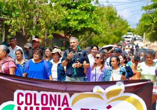 Comienza pavimentación en colonia Nuevo Edén
