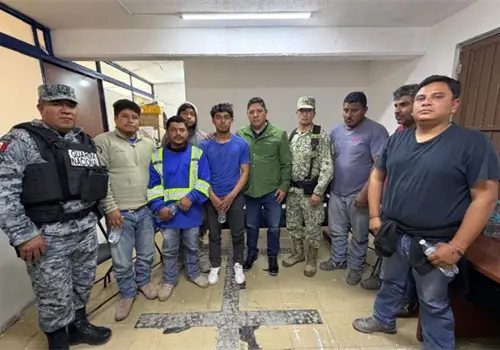 Localizan a 7 electricistas desaparecidos