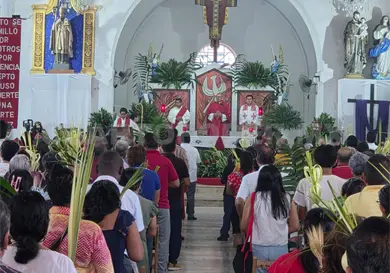 Desbordan devoción en el Domingo de Ramos