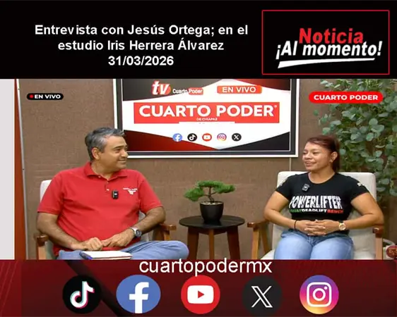 Entrevista con Jesús Ortega; en el estudio Iris Herrera Álvarez