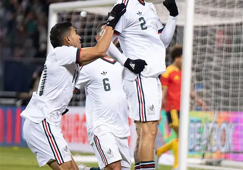 México y Bélgica empatan a un gol