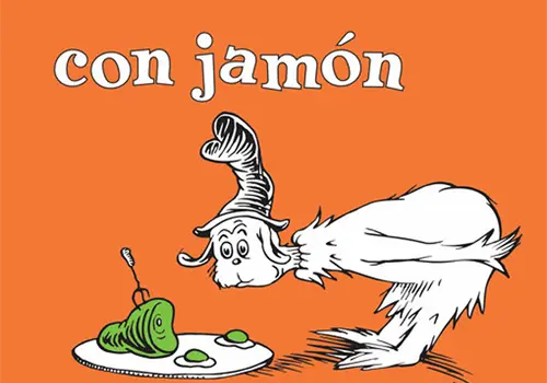 Huevos verdes con jamón de Dr. Seuss