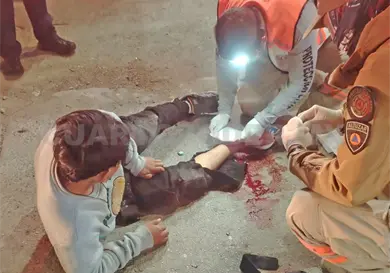 Se accidentan motos en la mañana y en la tarde