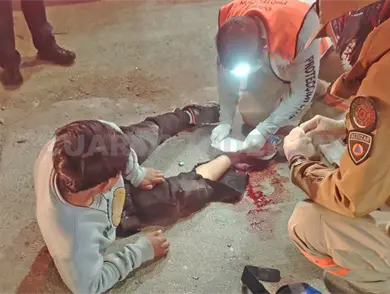 Se accidentan motos en la mañana y en la tarde