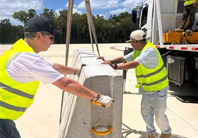 Avanza montaje del óvalo Nascar en Tulum