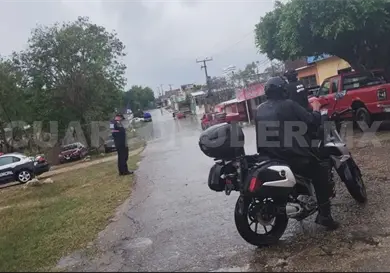 Sorprende lluvia con granizo y viento