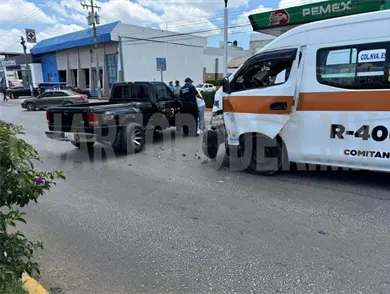 Carambola en bulevar salda con tres heridos