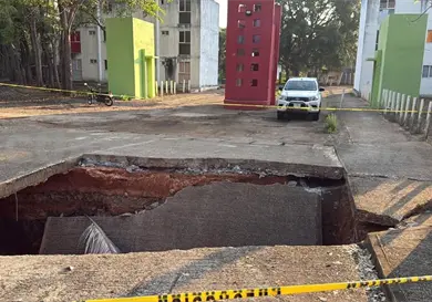 Colapsa puente en el  municipio de Huehuetán