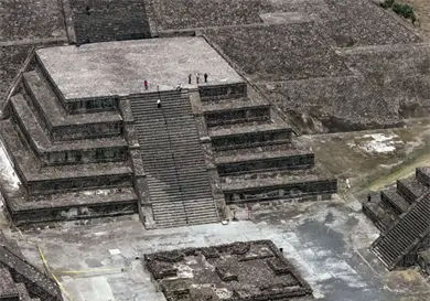 Teotihuacán recibió mil 500 visitantes