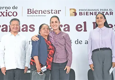 Nunca abandonamos al desprotegido: Claudia