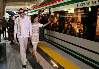 Claudia celebra infraestructura de primer orden