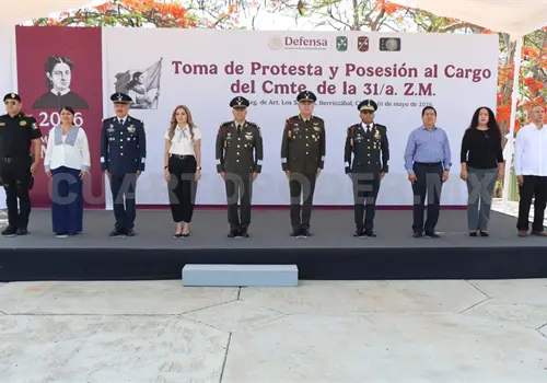 Nombran a nuevo comandante de la 31/a Zona Militar