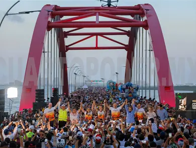 Inauguran puente vehicular Nichupté en Cancún