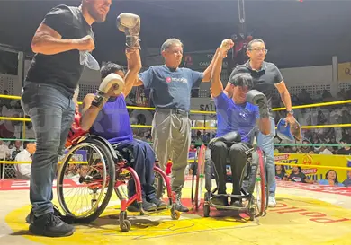 Duelo inclusivo deja mensaje de superación
