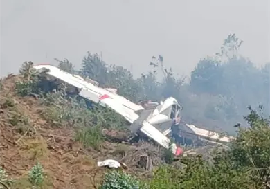 Reportan desplome de avioneta en Palizada