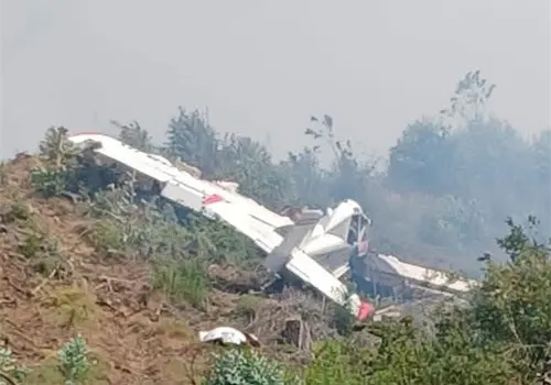 Reportan desplome de avioneta en Palizada