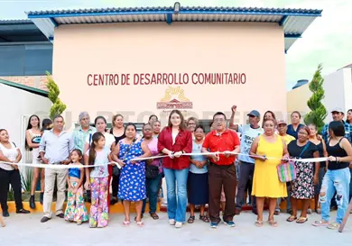 Inauguran Centro de Desarrollo Comunitario en Solidaridad