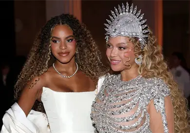 Hija de Beyoncé debuta en la MET Gala