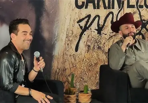 Palomazo entre Carín León y Omar Chaparro