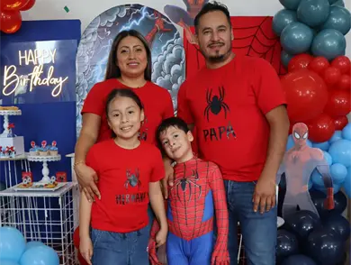 Jorge celebra sus seis años
