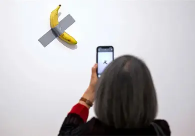 Roban plátano de Maurizio Cattelan Roban plátano de Maurizio Cattelan
