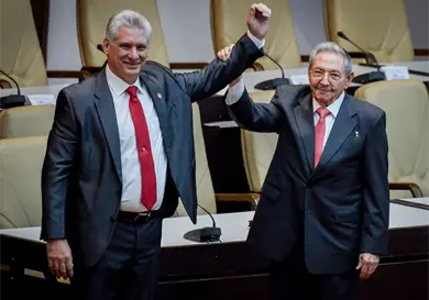 Sancionan al presidente de Cuba